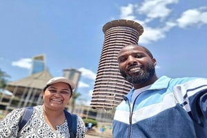 Nairobi Walking Tour, GiraffeCentre og suvenirshoppingtur