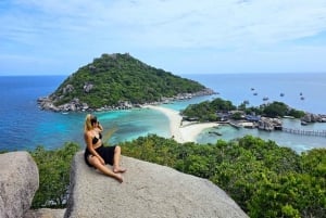 Samui: Koh Tao e Nang Yuan – Tour de lancha com mergulho e almoço