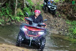 Koh Samui: Experiencia en quad y tirolina con traslado