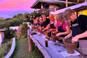 Koh Samui: Clase de cocina tailandesa por la tarde con jardín ecológico