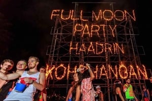 Koh Samui: Entradas para la Fiesta de la Luna Llena con traslado de ida y vuelta