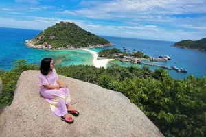 Koh Samui: Koh Tao & Koh Nang Yuan Snorkel Trip with Lunch