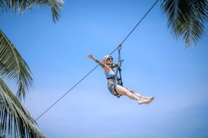 Koh Samui: Samui Zipline adventure and hotel pick up service