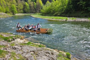 Da Cracovia: Rafting sul fiume Dunajec e tour della città di Zakopane