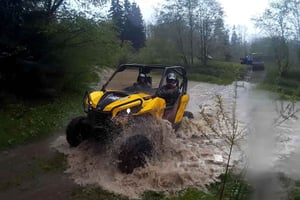 From Krakow: Off-road adventure and relax at thermal baths