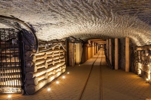 Fra Krakow: Wieliczka saltmine turistrute