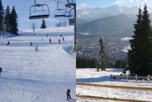 Från Kraków: Skidåkning i Witów och rundtur i Zakopane