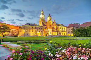 Vanuit Warschau: Krakau sightseeingtour per sneltrein