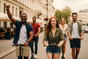 Krakow: 2h Old Town E-Scooter Tour