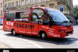 Krakow City SightSeeing hop on hop off bus and city game