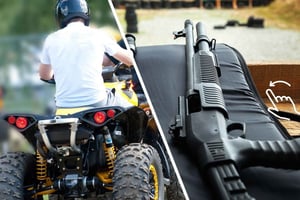 Cracovia: avventura estrema in quad e tiro con pick-up in hotel