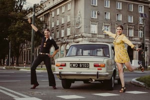 Krakau Highlights Tour im Oldtimer mit Profi-Fotosession