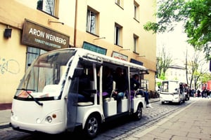 Krakova: Juutalaisalue Yksityinen golfkärrykierros