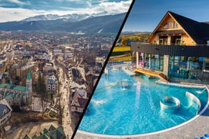 Da Cracovia: Zakopane e bagni termali con pranzo opzionale