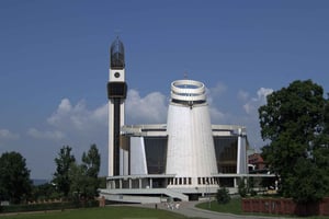 Łagiewniki-Heiligtum der göttlichen Barmherzigkeit und Johannes Paul II.