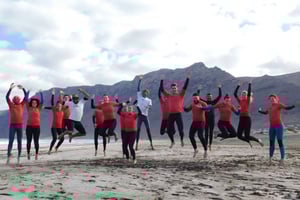 École de surf Kalufa à Caleta de Famara, Lanzarote