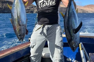 Lanzarote: pesca di fondo e traina costiera