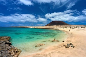 Lanzarote : La Graciosa - Circuit complet en jeep avec plage