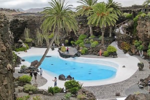 Tur i norra Lanzarote, inklusive entréer och lunch