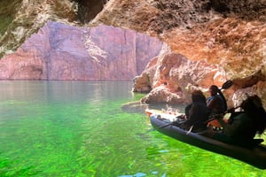 From Las Vegas: Emerald Cave Kayak Tour with Hotel Pickup