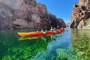 From Las Vegas: Emerald Cave Guided Kayak Tour with Shuttle