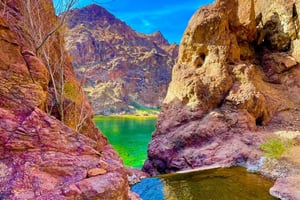 Vanuit Las Vegas: kajaktocht naar de Hoover Dam met 6 warmwaterbronnen