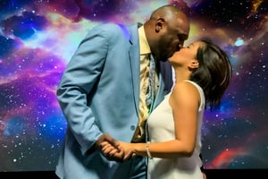 Las Vegas: Cosmic Space Wedding + Spectacular Photography