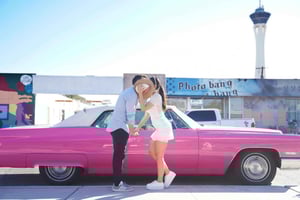 Las Vegasissa: Las Vegas: Elvis-teemaiset häät limusiinilla