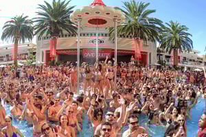 Las Vegas: Berømt bassengfesttur med festbuss og drinker