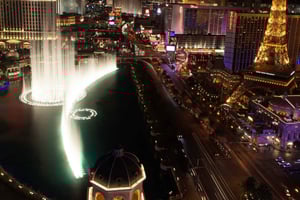 Las Vegas: Passeio noturno pela Las Vegas Strip com guia em espanhol