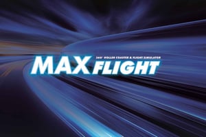 Las Vegas: Max Flight Simulator & 360° berg- och dalbana