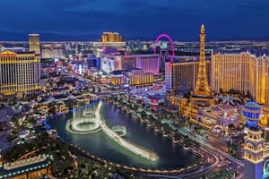 Las Vegas: Kvällstur med lokal guide och upphämtning från hotell