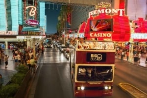 Las Vegas : Visite touristique nocturne en bus à toit ouvert
