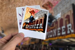 Las Vegas: Spacer fotograficzny z aparatem Polaroid po zabytkowej dzielnicy śródmiejskiej