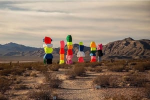 Las Vegas: Private 7 Magic Mountains i wycieczka samochodowa Vegas Sign