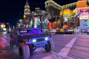 Las Vegas Strip Sightseeing Tour in a Military Hummer