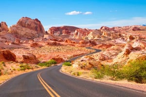 Safari no deserto de Las Vegas até ao Vale do Fogo