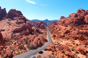 Las Vegas: Valley of Fire Seven Magic Mountains -tervetulokyltti