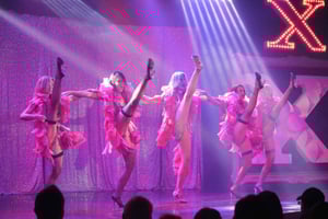 Las Vegas : Spectacle burlesque X au Flamingo