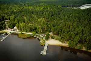 Passeio de barco para Mežaparks
