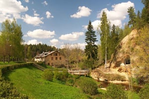 From Riga: Ligatne Village and Gauja River National Park …