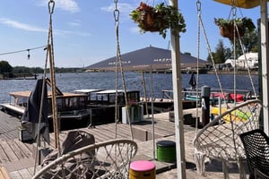 Riga: Morgonträning vid floden Daugava 45 min