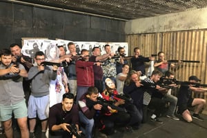 Doświadczenie w strzelaniu z 3 pistoletów