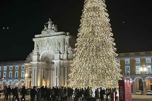 Christmas lighting tour in Lisbon by Tuktuk