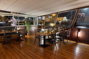 Cruise on the Restaurant Ship with Dinner Party, Open Bar & DJ