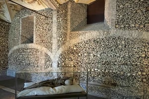 From Lisbon - Évora, Chapel of Bones, & Roman Temple Tour