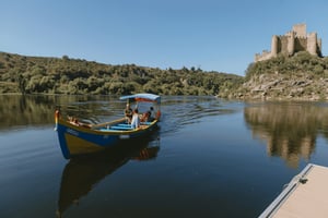 From Lisbon - Knights Templar Tour to Tomar & Almourol Castle