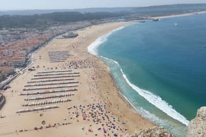 From Lisbon - Nazaré and Óbidos Private Tour in a premium car