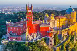 From Lisbon - Sintra and Estoril Trip with Pena Palace Entry