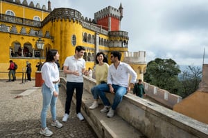 From Lisbon - Sintra, Pena Palace & Cabo da Roca Hiking Tour